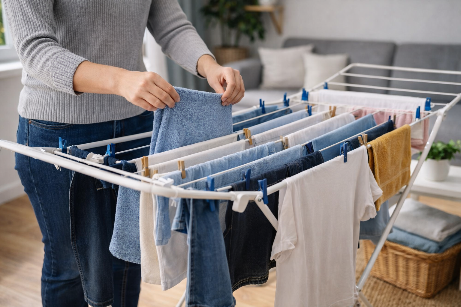 7 errores al tender la ropa que hacen que huela a humedad