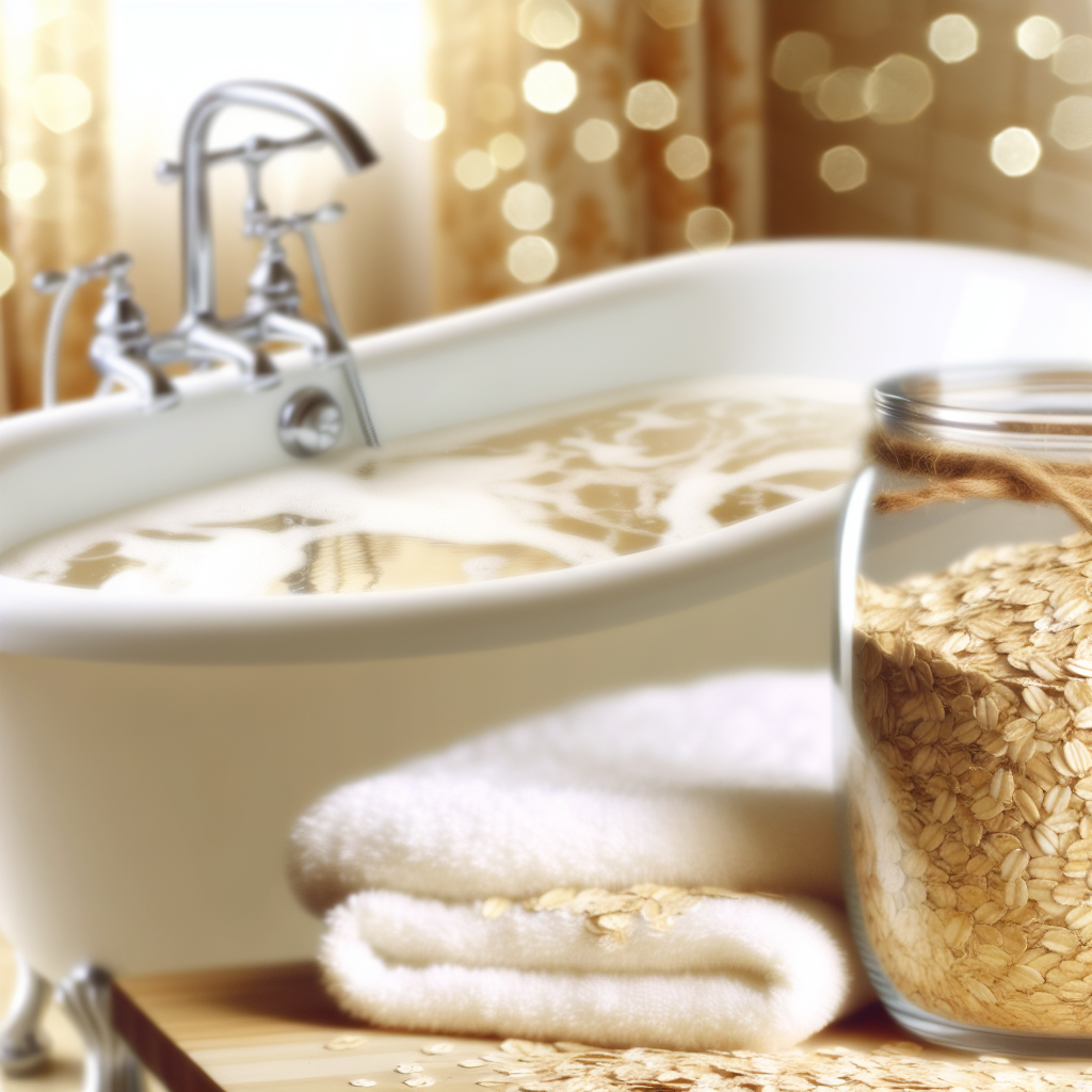 Baños de avena: Alivio natural para piel irritada y más suave
