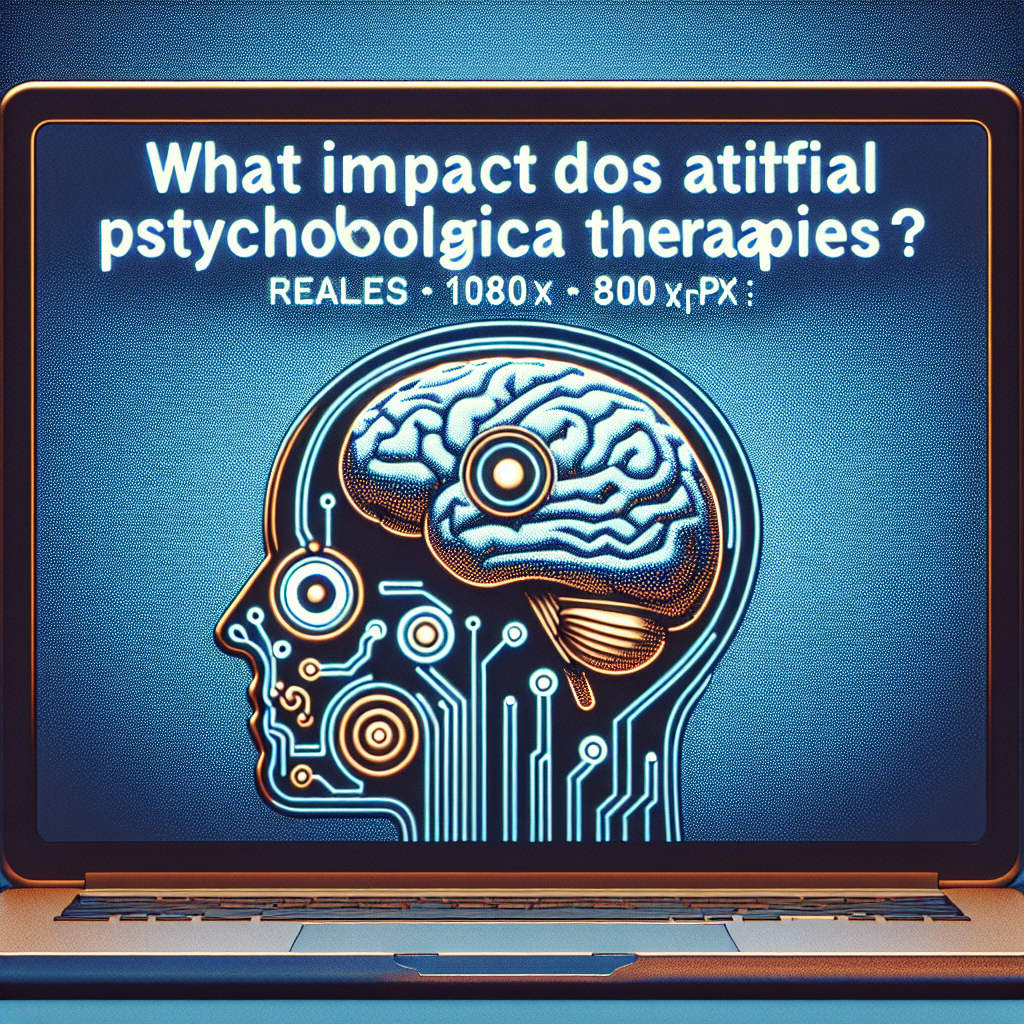Impacto de la IA en Terapias Psicológicas: Chatbots y +