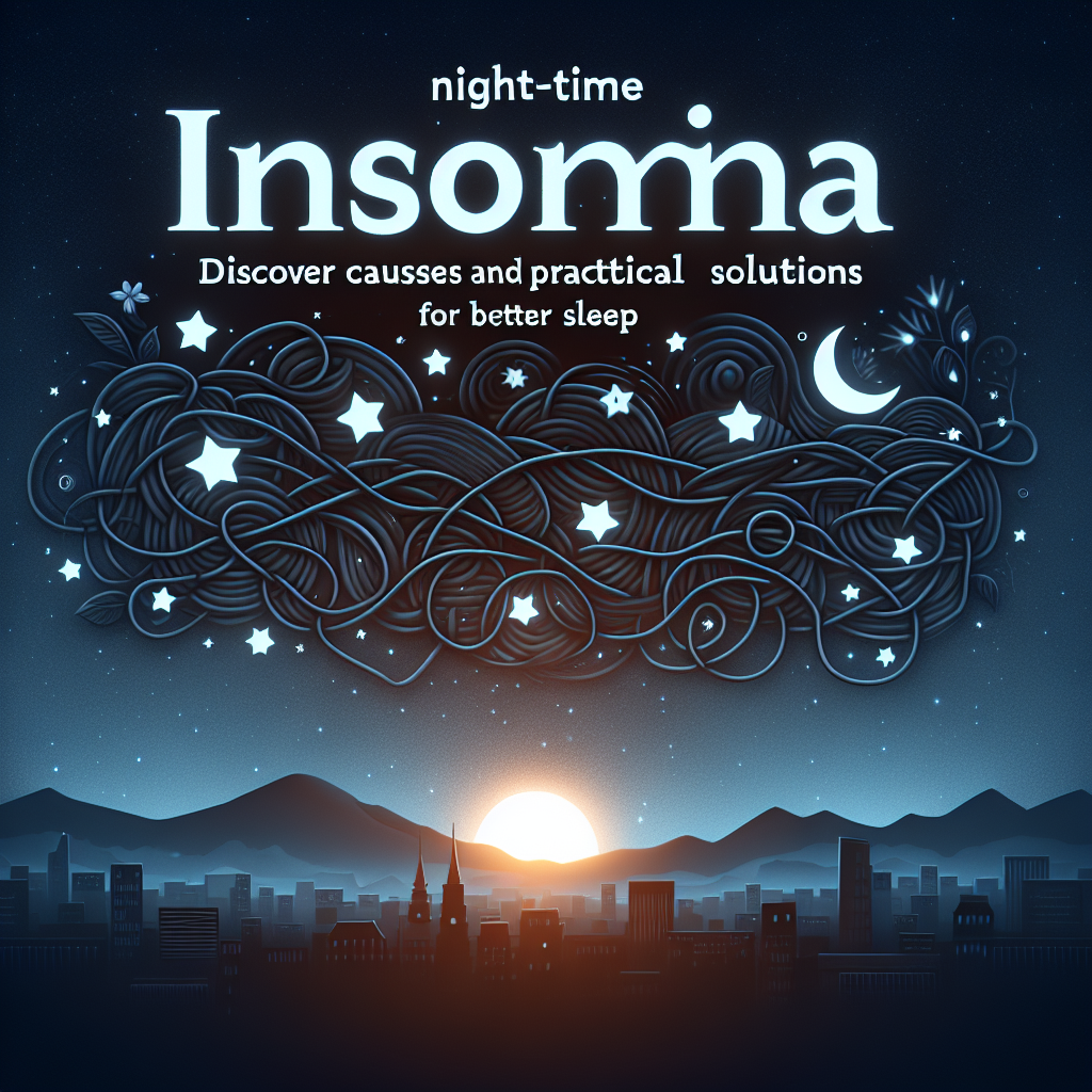 Insomnio nocturno: descubre causas y soluciones prácticas para dormir mejor