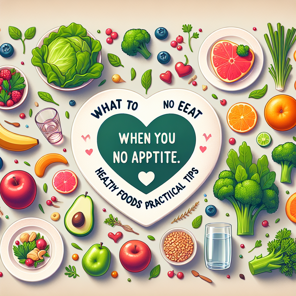 Qué Comer Sin Apetito: Alimentos Saludables y Consejos Prácticos