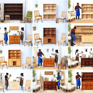 Truco casero para abrillantar muebles de madera