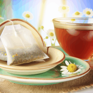 Compresas frías con té de manzanilla para los ojos