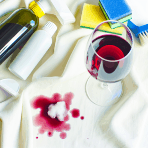 Cómo sacar manchas de vino tinto
