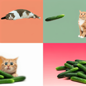 Por qué los gatos odian los pepinos
