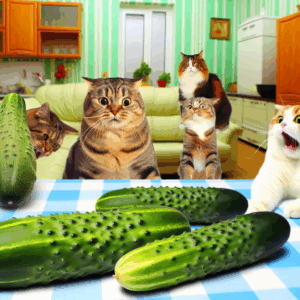 Por qué los gatos odian los pepinos