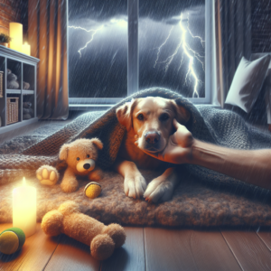 How to keep your dog calm during storms