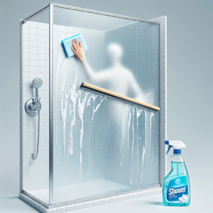 How to remove soap buildup from shower doors