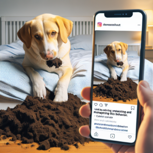 Why does my dog dig on the bed or couch