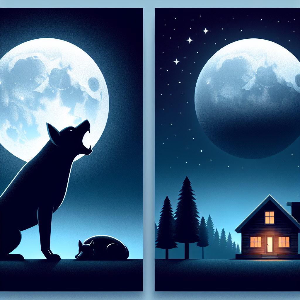 Why does my dog bark at night for no reason