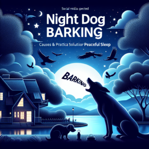 Why does my dog bark at night for no reason