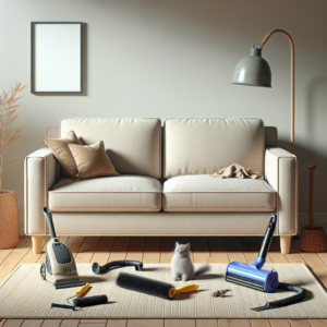 How to remove pet hair from a couch easily