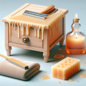 How to remove candle wax from furniture