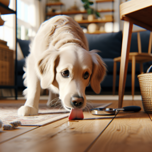 Why is my dog licking the floor obsessively